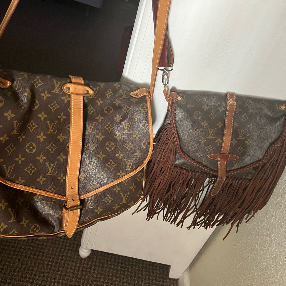 Louis Vuitton Brown Crossbody Bag with Fringe - Picture 15 of 16